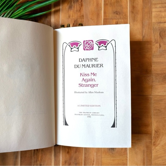 Franklin Library Kiss Me Again, Stranger Daphne du Maurier 1981 Hardcover - Picture 11 of 14